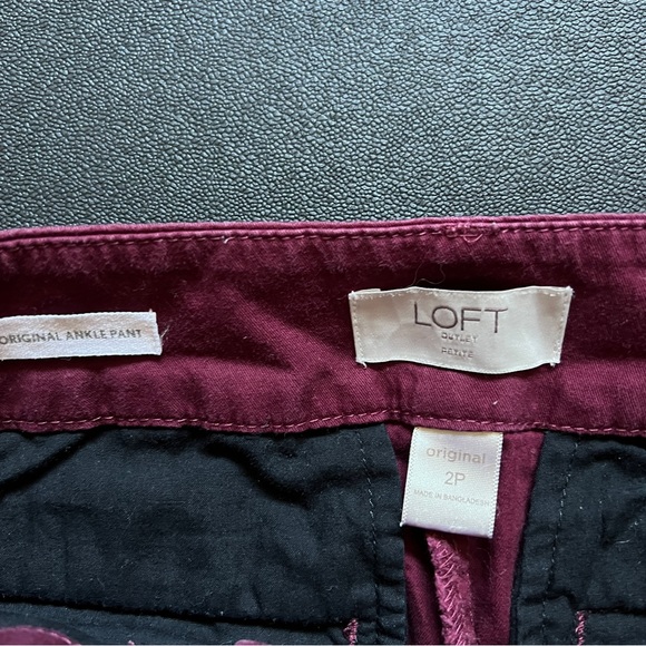 LOFT Original Ankle Slim Pants Business Casual Work Office Chinos Trousers 2P - Picture 3 of 6